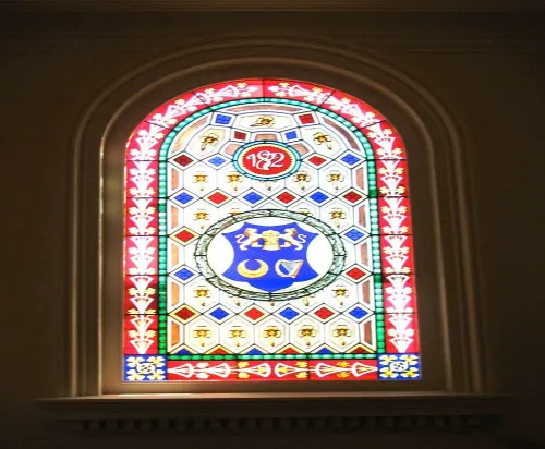 arched frame window for a church in Melbourne